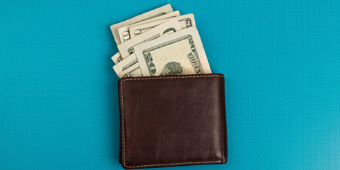 Wallet of money